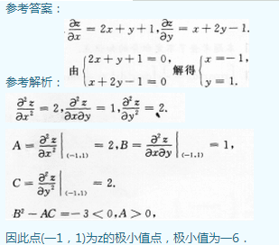 2015年福建成考专升本高数一真题及答案3